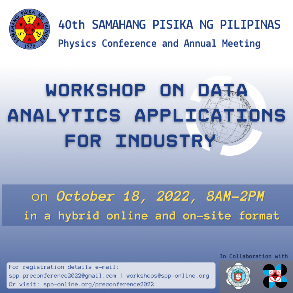 Workshop On Data Analytics Applications For Industry 2022 Samahang